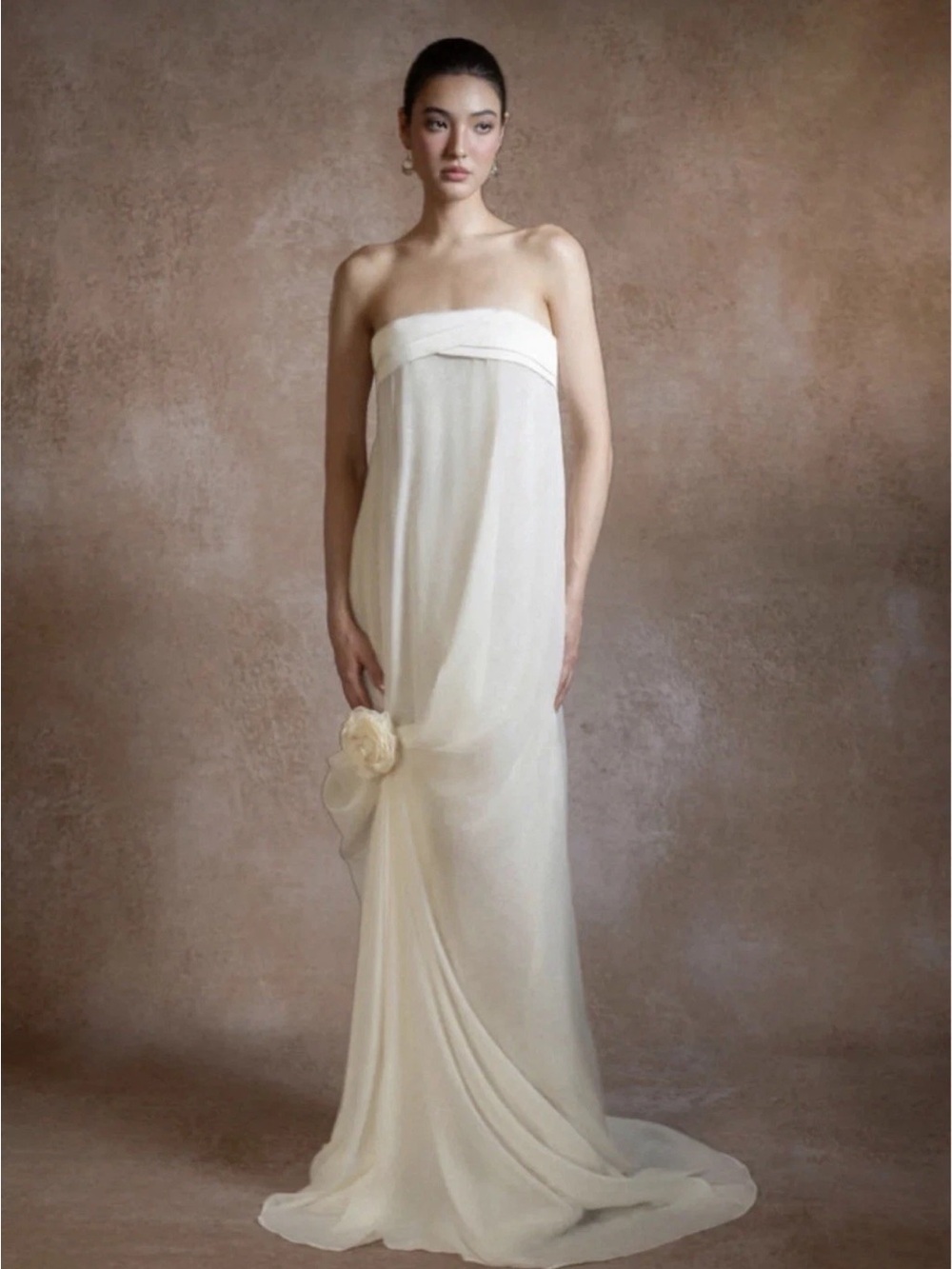 Cream Strapless Bath & Body Wrap — Soft Luxury Spa Cover-Up